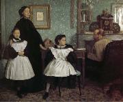 Edgar Degas Belini Family Sweden oil painting artist
